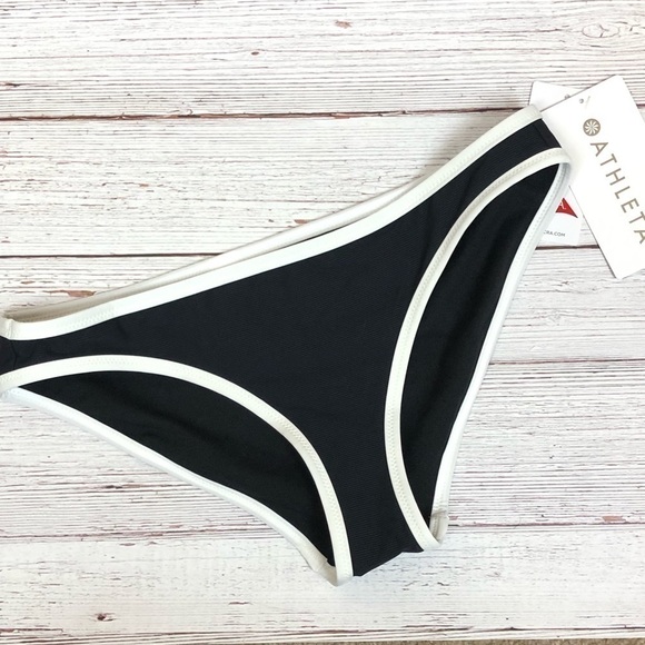Athleta Clean Medium Bound Bikini Bottom Size Large Women - Picture 1 of 6